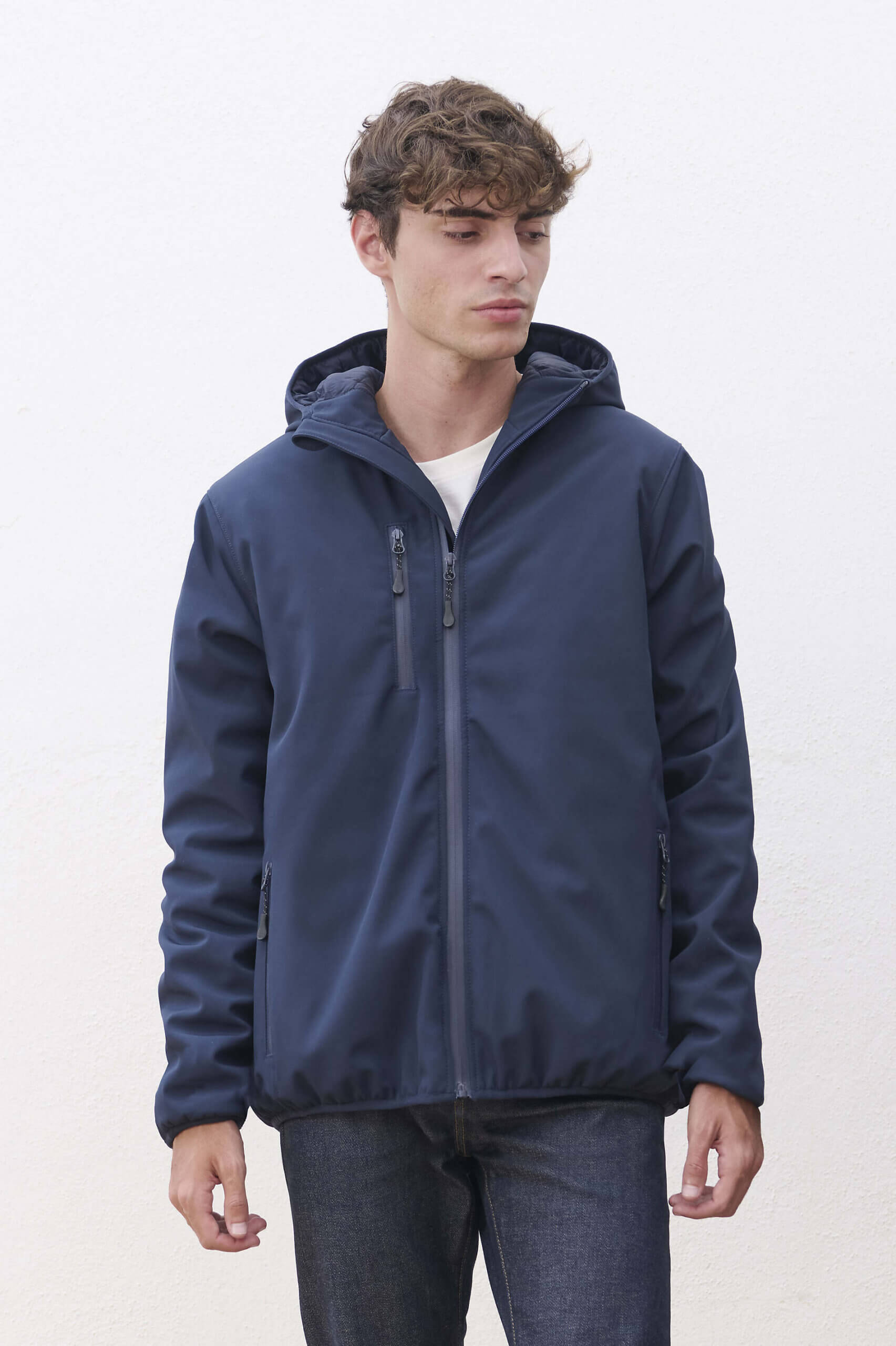 Falcon topattu miesten talvitakki