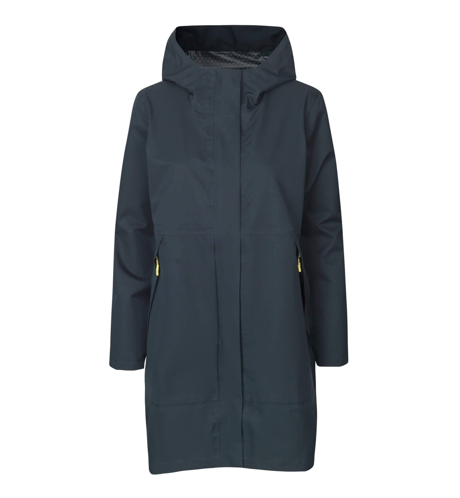 Naisten sadetakki logolla