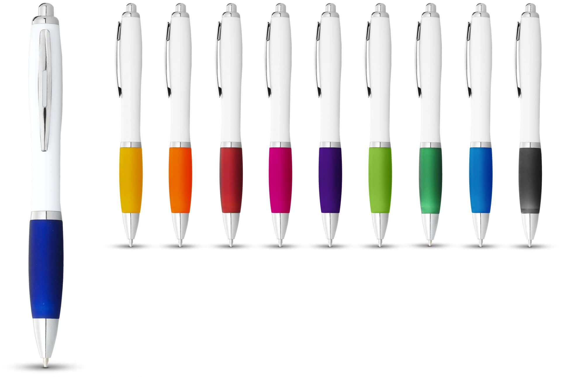 Nash kuulakärkikynä valkoinen runko